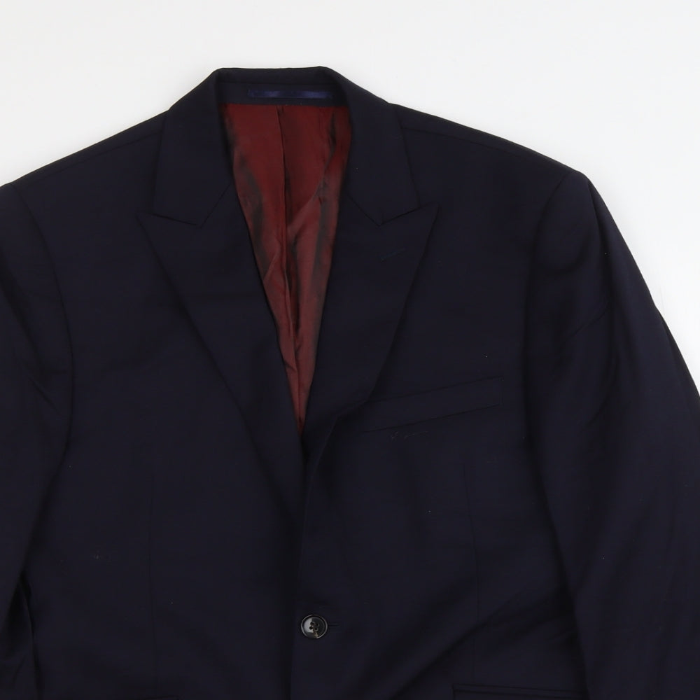 Mens UK Size M John Lewis Regular Blue Suit Jacket
