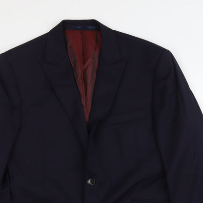 Mens UK Size M John Lewis Regular Blue Suit Jacket