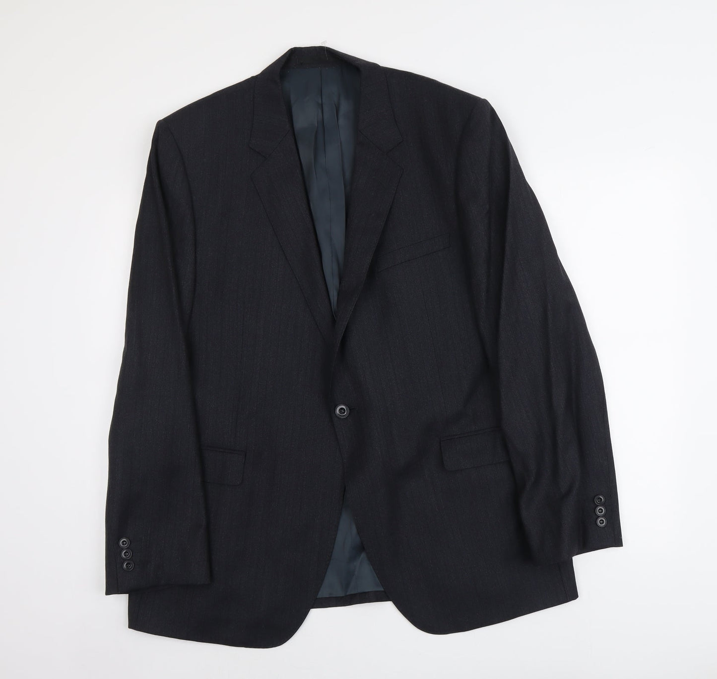 Autograph Mens Grey Wool Jacket Suit Jacket Size L Regular