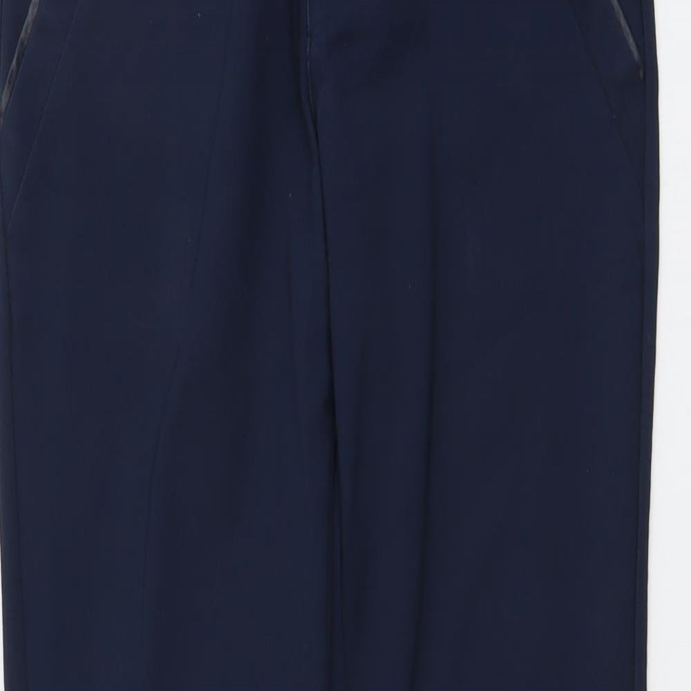 Fressia Womens Blue Cotton Chino Trousers Size S L29 in Regular Button