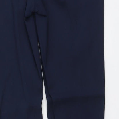 Fressia Womens Blue Cotton Chino Trousers Size S L29 in Regular Button