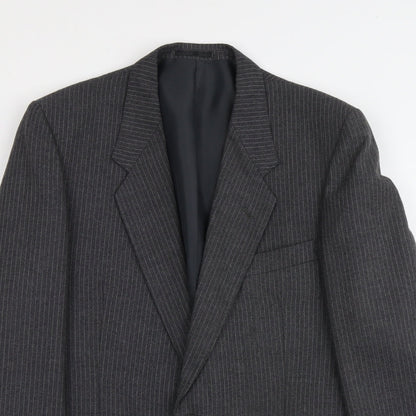 Mens UK Size M C&A Regular Grey Suit Jacket