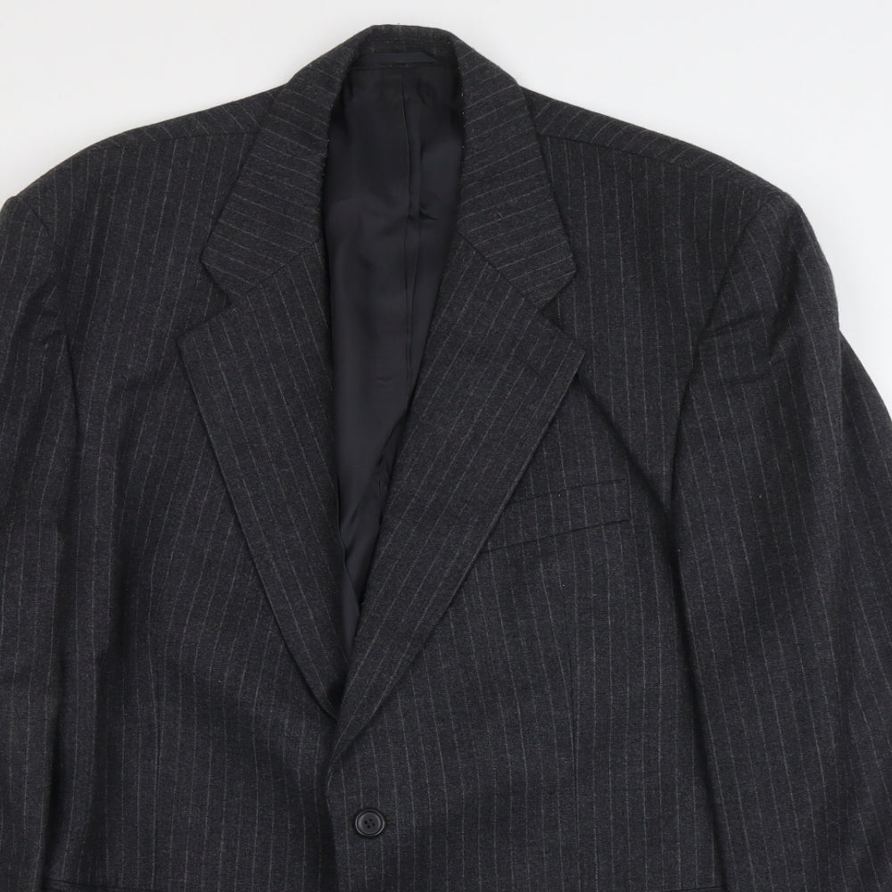 Mens UK Size L Burton Regular Grey Suit Jacket