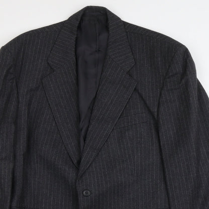 Mens UK Size L Burton Regular Grey Suit Jacket