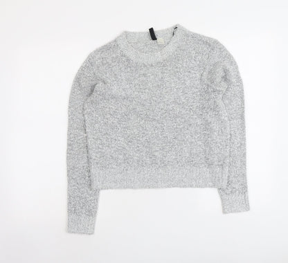 Womens UK Size M H&M Grey Pullover Jumper