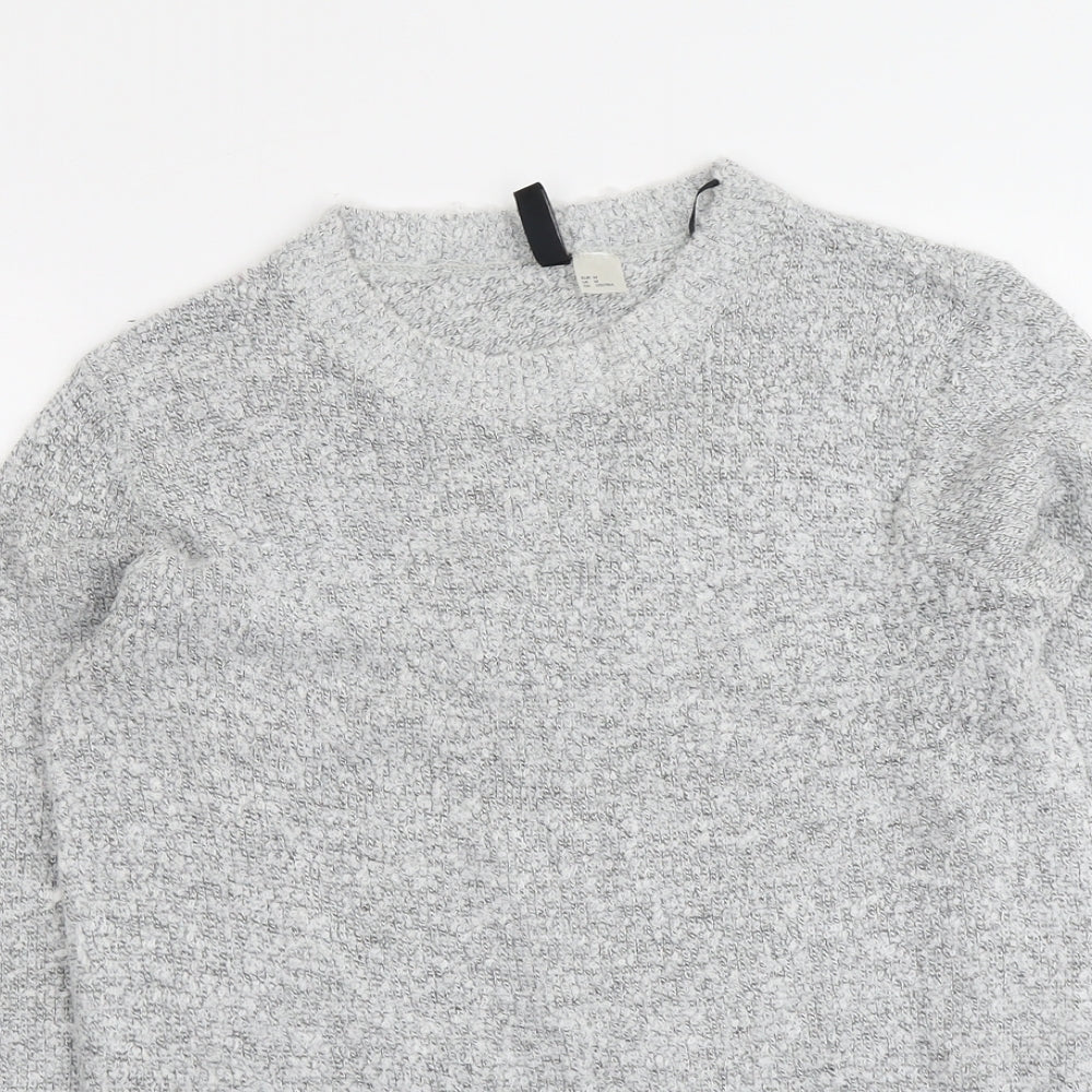 Womens UK Size M H&M Grey Pullover Jumper