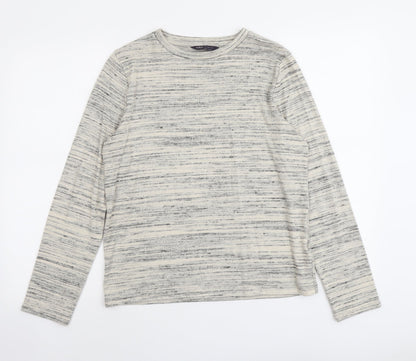 Womens UK Size 12 Marks and Spencer Beige Pullover Jumper