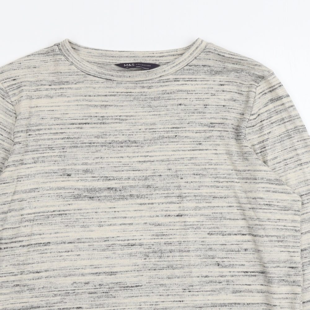 Womens UK Size 12 Marks and Spencer Beige Pullover Jumper