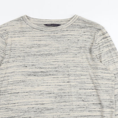 Womens UK Size 12 Marks and Spencer Beige Pullover Jumper
