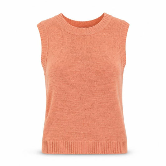 Womens UK Size L Saloos Orange Basic Tank