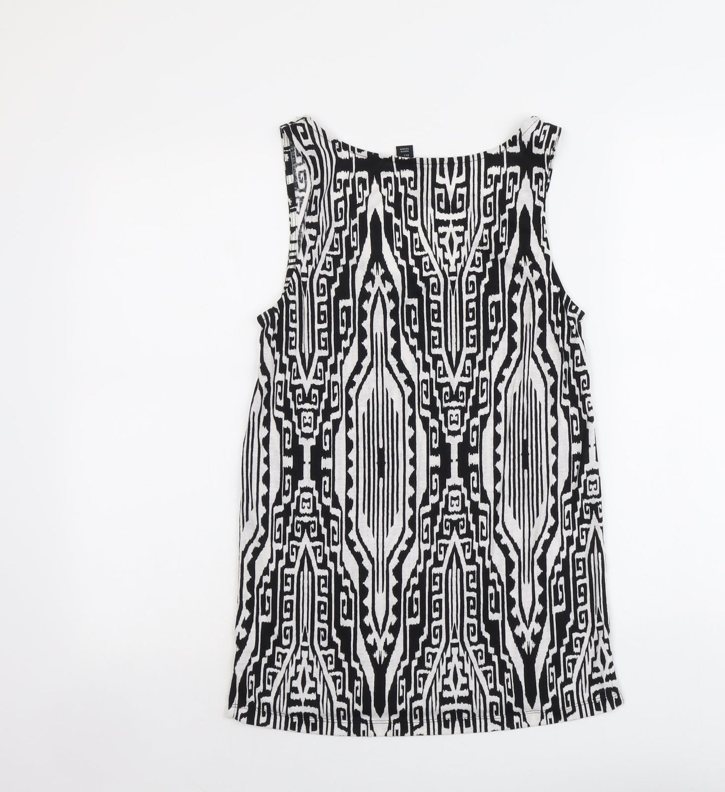 Womens UK Size S Cynthia Rowley Black Basic Tank