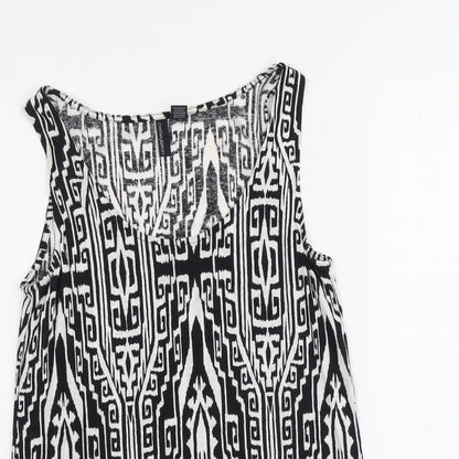 Womens UK Size S Cynthia Rowley Black Basic Tank