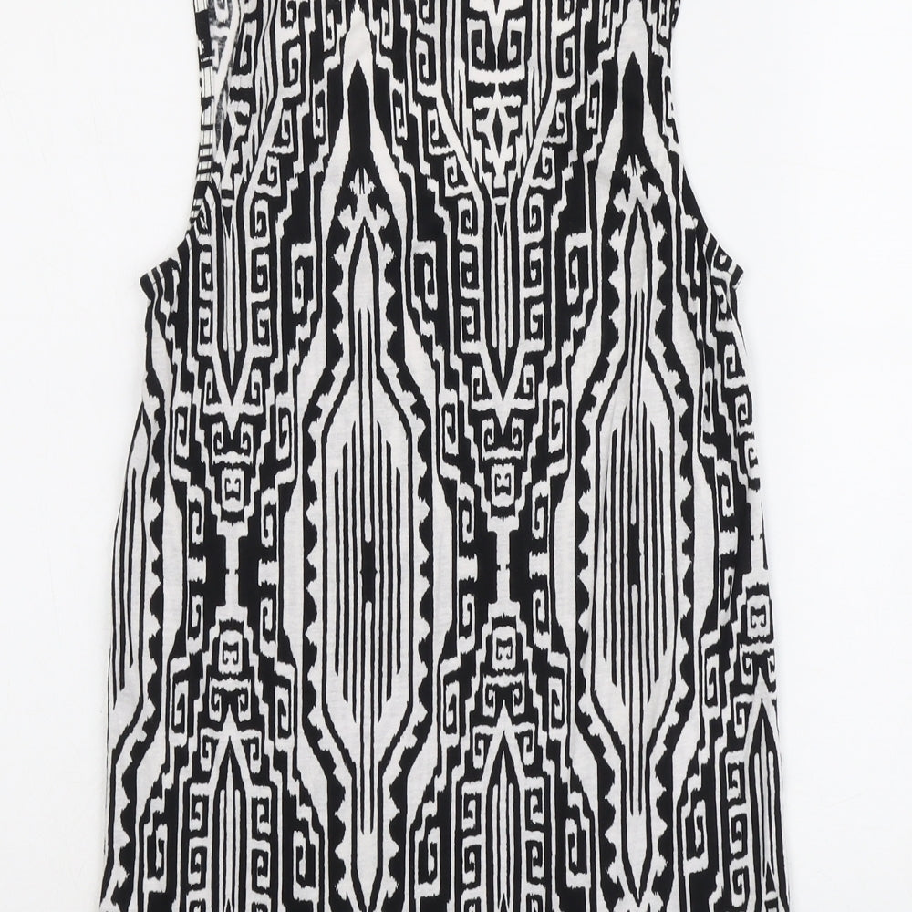 Womens UK Size S Cynthia Rowley Black Basic Tank