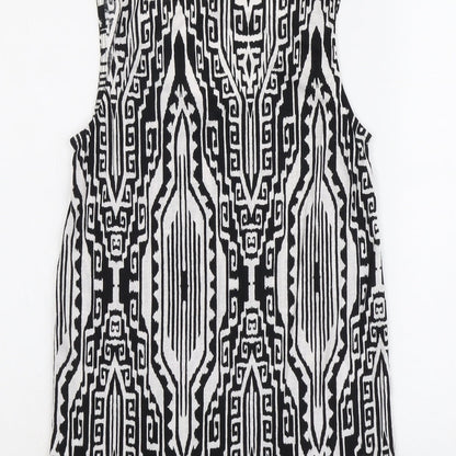 Womens UK Size S Cynthia Rowley Black Basic Tank