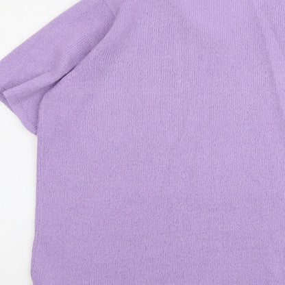 Womens UK Size M Bonmarché Purple Pullover Jumper