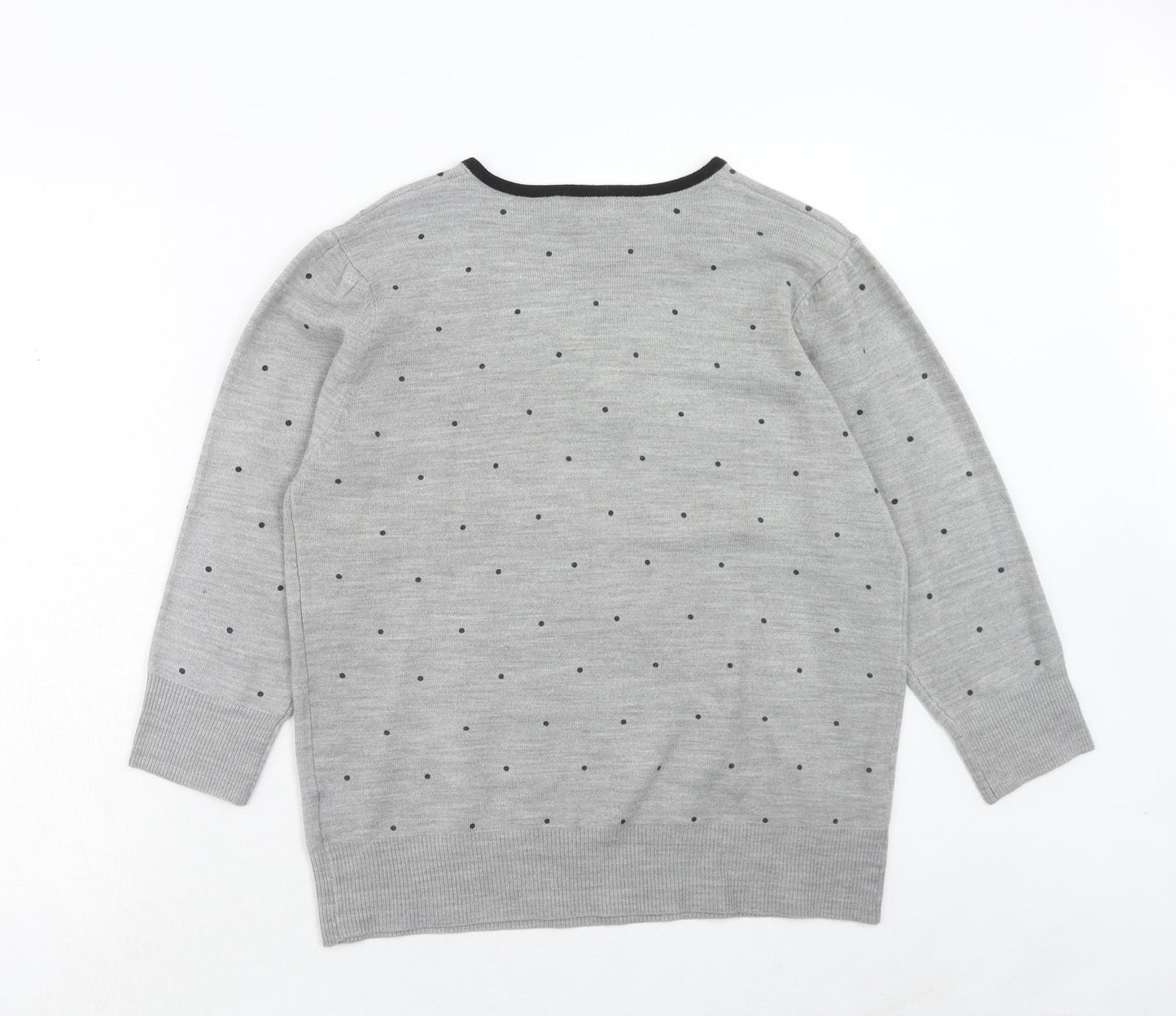 Womens UK Size XL Ann Marie Grey Pullover Jumper