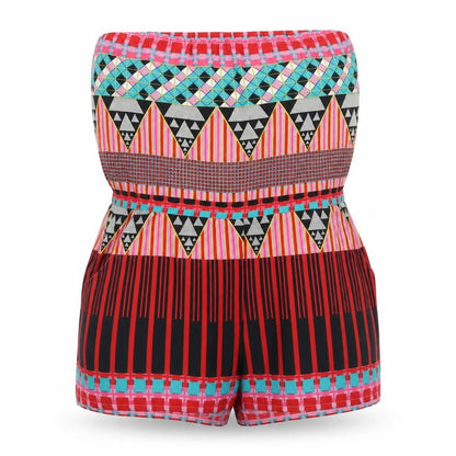 Womens UK Size M Topshop One-Piece Multicoloured Playsuit