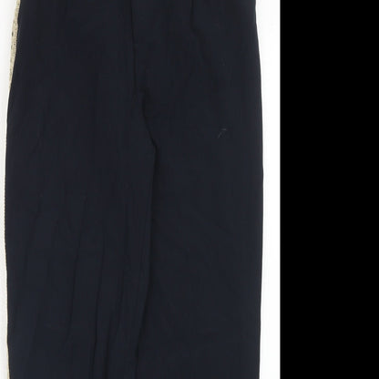 Womens UK Size S Zara Regular Fit  Blue Trousers