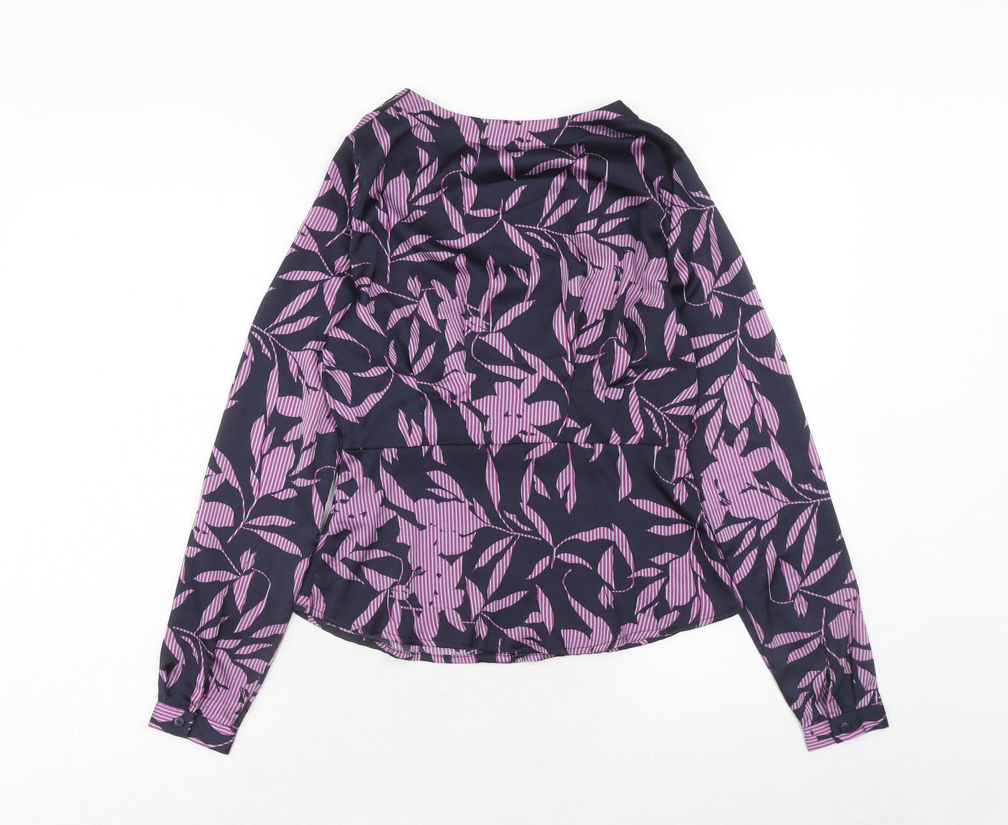 Womens UK Size XS VERO MODA Purple Basic Button-Up