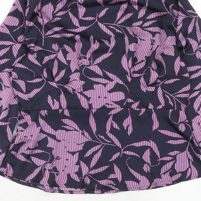 Womens UK Size XS VERO MODA Purple Basic Button-Up