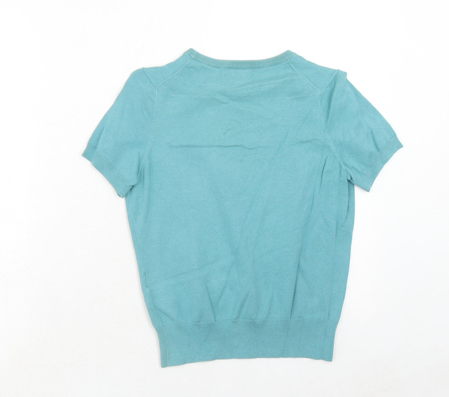 Womens UK Size XS Lands' End Blue Pullover Jumper