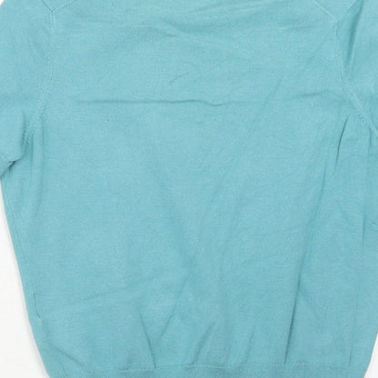 Womens UK Size XS Lands' End Blue Pullover Jumper