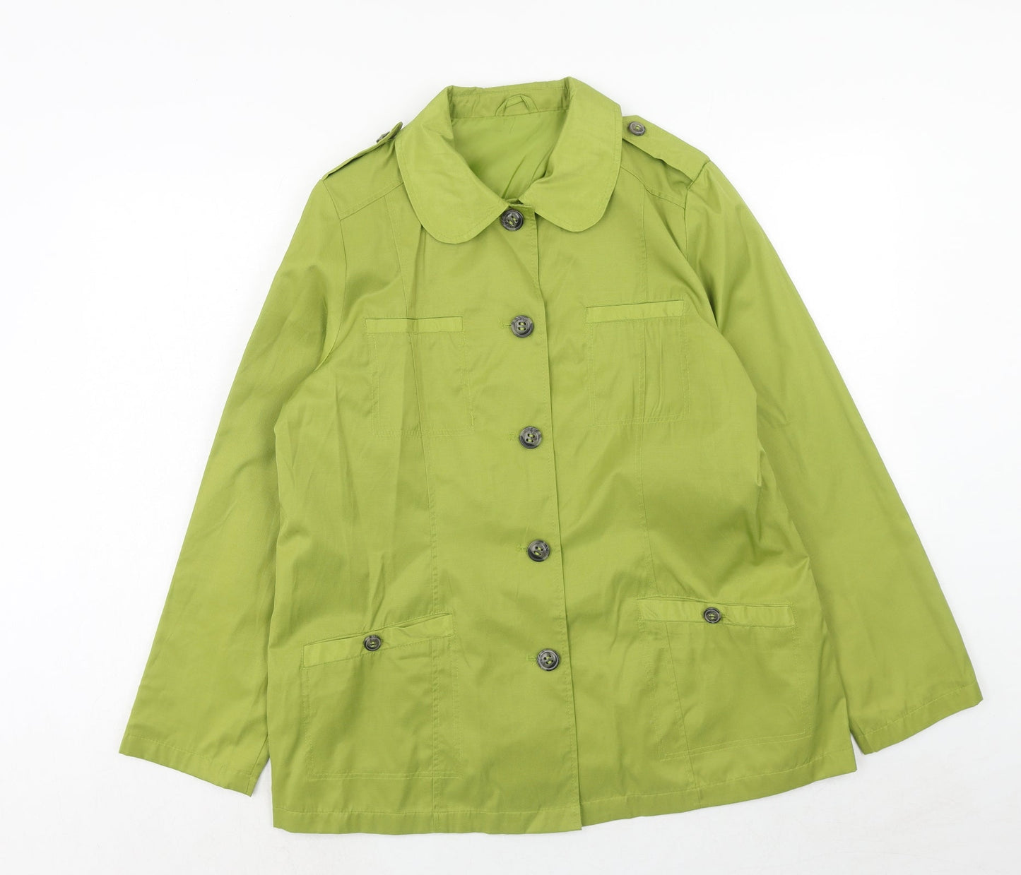 Womens UK Size 14 Being Casual Green Jacket