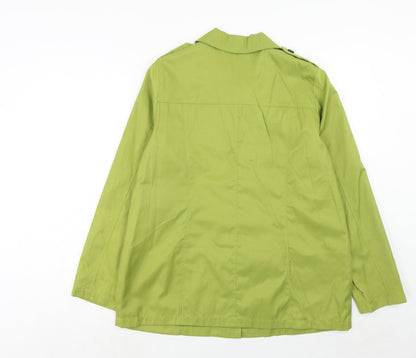 Womens UK Size 14 Being Casual Green Jacket