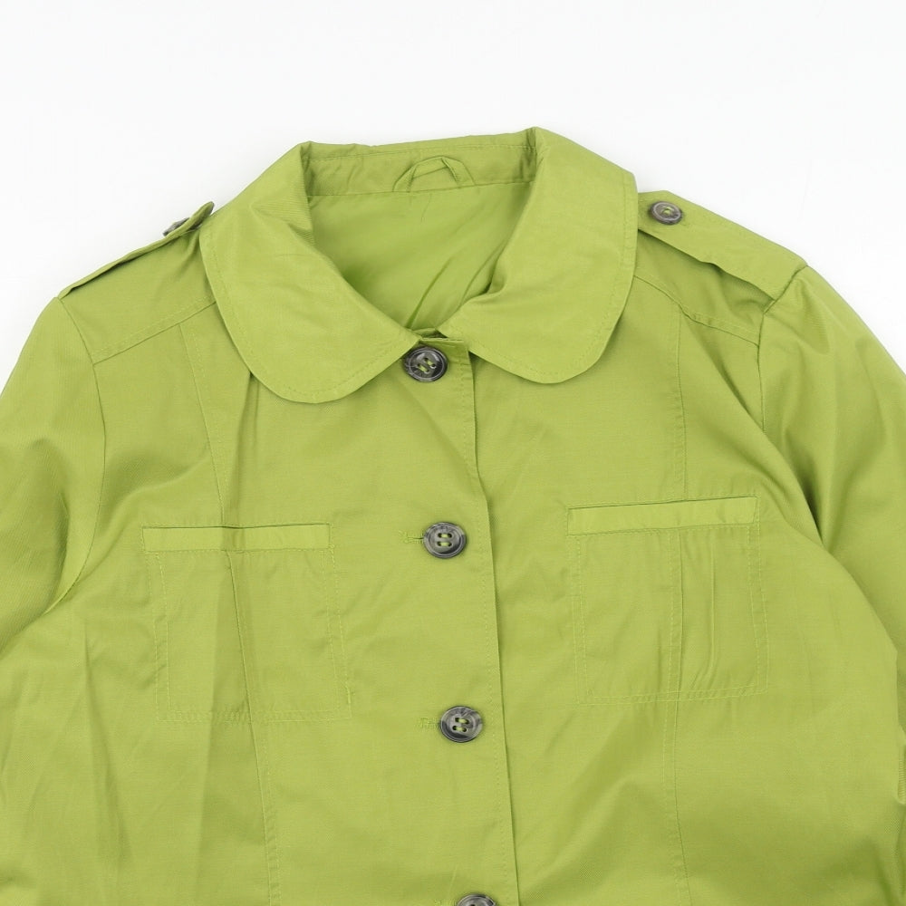 Womens UK Size 14 Being Casual Green Jacket