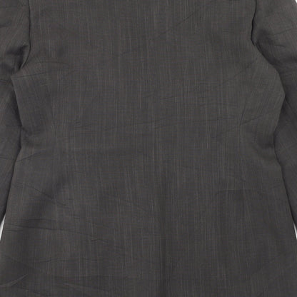 C&A Womens Grey Polyester Jacket Blazer Size 12