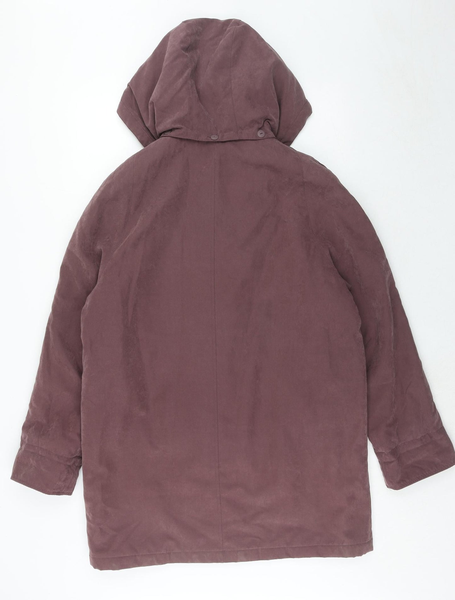 Womens UK Size S Bonmarché Purple Pea Coat