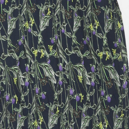 Womens UK Size 10 Topshop Blue Kimono Blouse