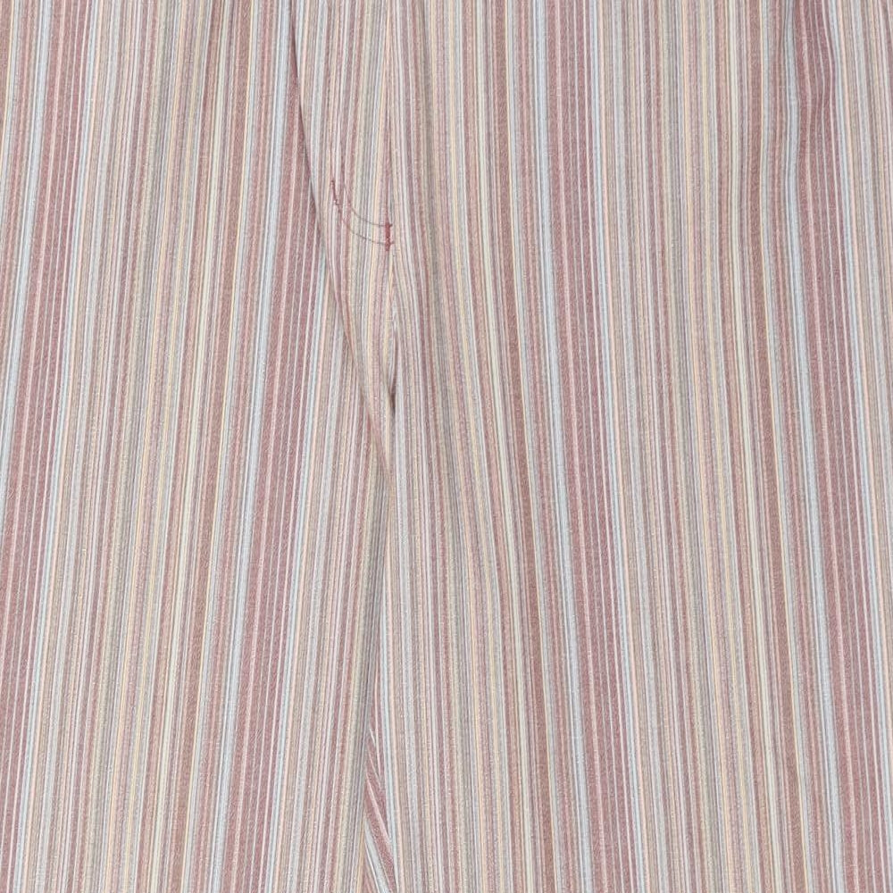 C&A Womens Multicoloured Striped Cotton Straight Jeans Size 40 in Regular Zip