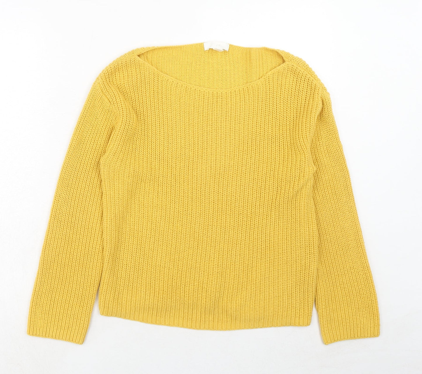 Womens UK Size XS H&M Yellow Pullover Jumper