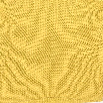 Womens UK Size XS H&M Yellow Pullover Jumper