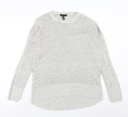 Womens UK Size M New Look Grey Pullover Jumper
