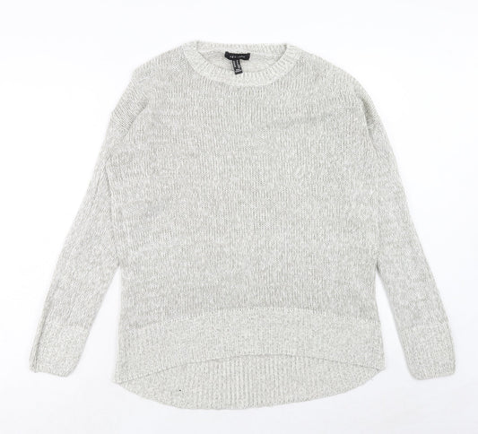 Womens UK Size M New Look Grey Pullover Jumper
