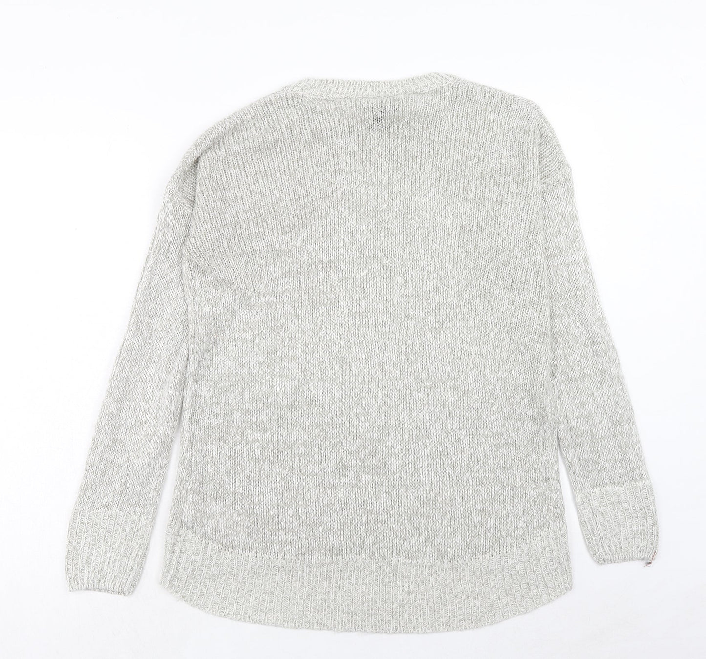 Womens UK Size M New Look Grey Pullover Jumper