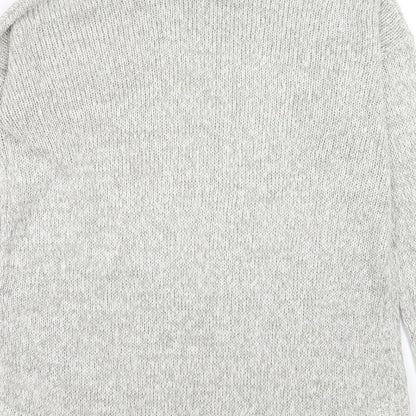 Womens UK Size M New Look Grey Pullover Jumper