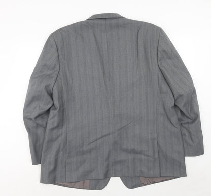 Mens UK Size 46 Wellington Regular Grey Suit Jacket