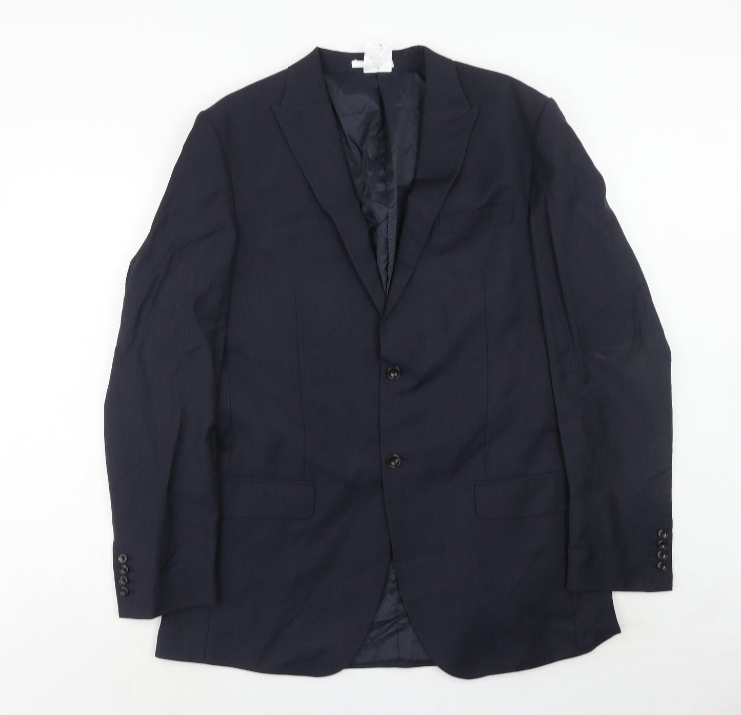 Mens UK Size 42 Marks and Spencer Regular Blue Suit Jacket