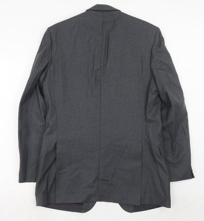 Mens UK Size 40 THE LABEL Regular Grey Suit Jacket