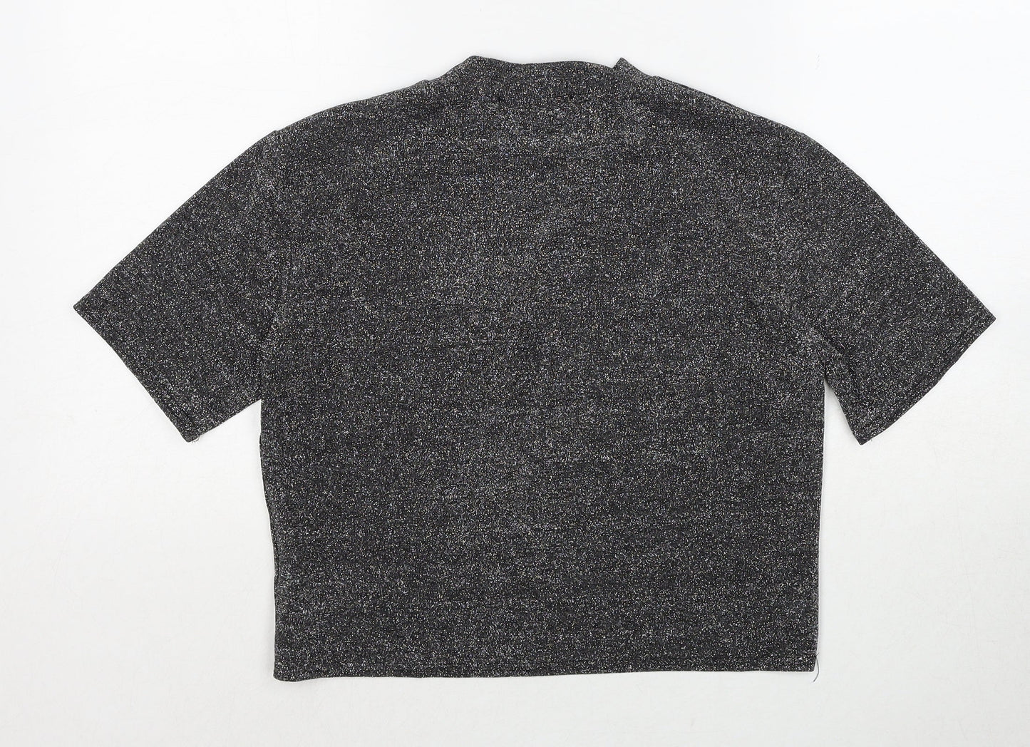 Womens UK Size S Cooperative Black Basic Blouse