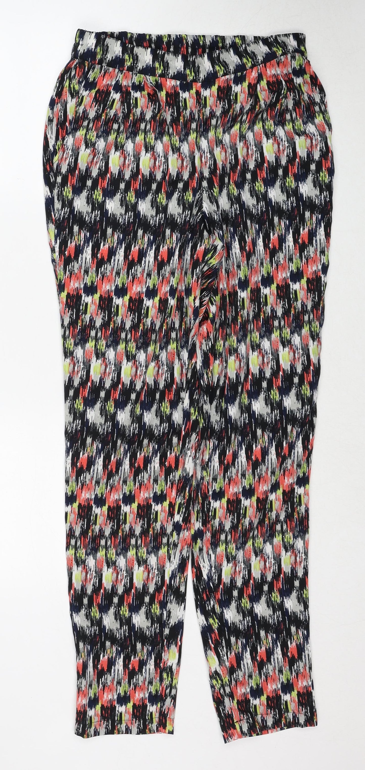 Womens UK Size M VERO MODA Regular Fit  Multicoloured Trousers