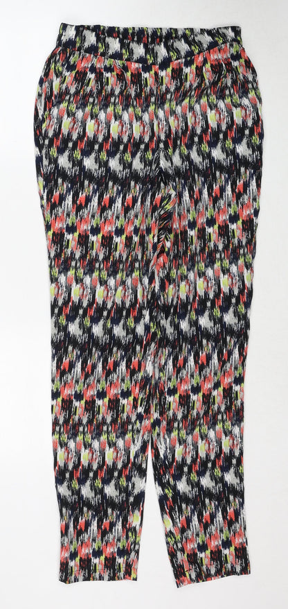 Womens UK Size M VERO MODA Regular Fit  Multicoloured Trousers