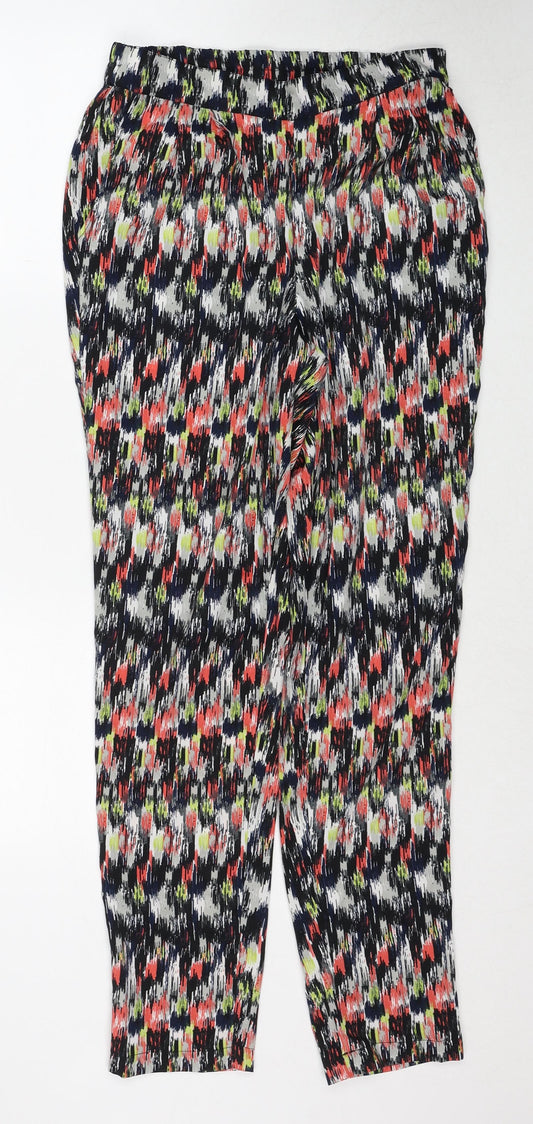 Womens UK Size M VERO MODA Regular Fit  Multicoloured Trousers