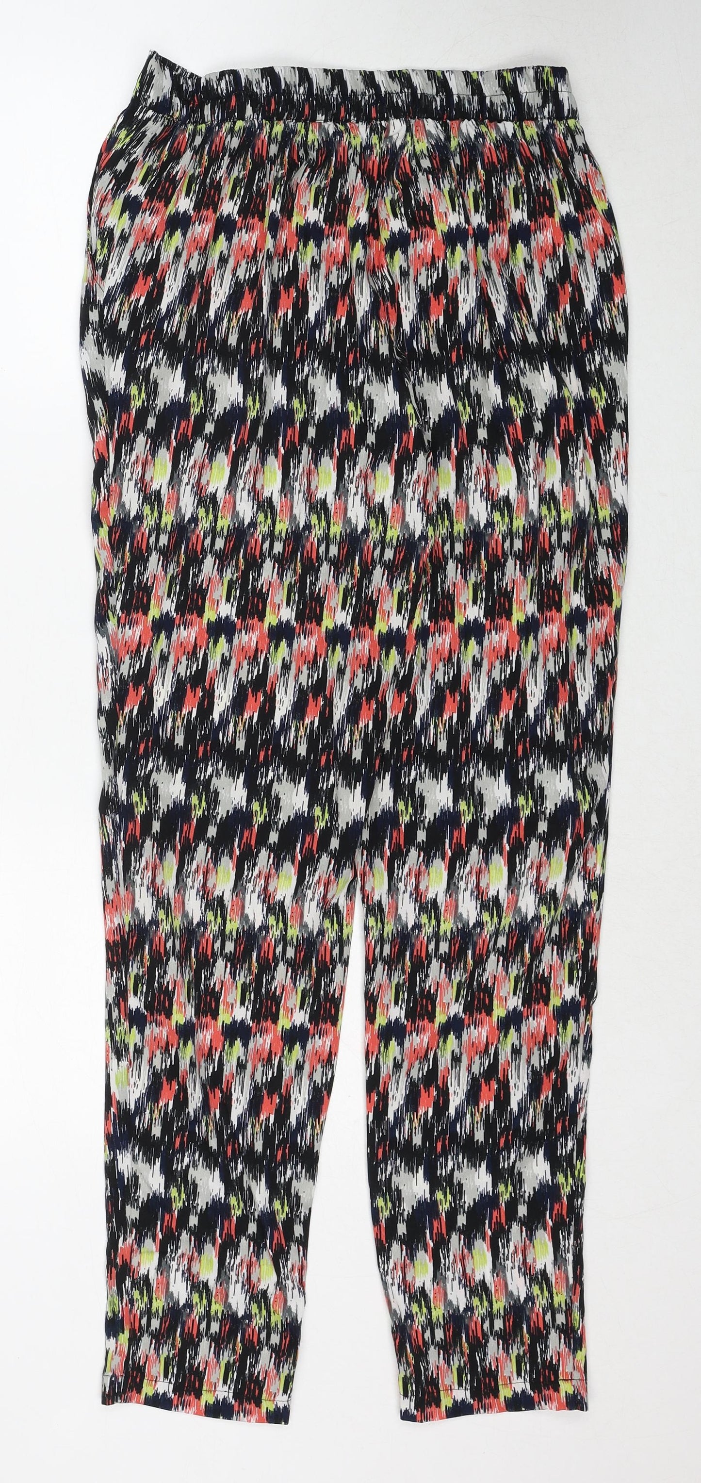 Womens UK Size M VERO MODA Regular Fit  Multicoloured Trousers