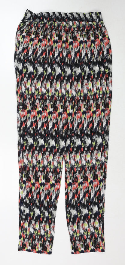 Womens UK Size M VERO MODA Regular Fit  Multicoloured Trousers