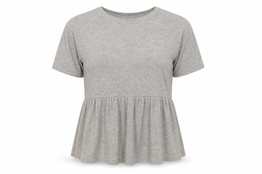 Womens UK Size 8 NEXT Grey Basic T-Shirt