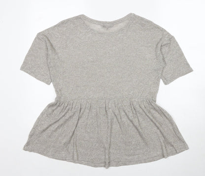 Womens UK Size 8 NEXT Grey Basic T-Shirt